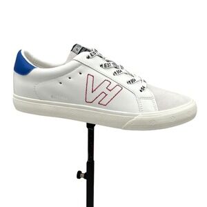 Vintage Havana Women's Vita Leather Casual Sneakers Size 8 White‎ Grey Cobalt